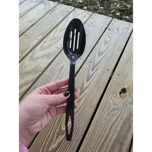 Vintage Tailor Made Black Nylon Slotted Spoon Heat Resistant